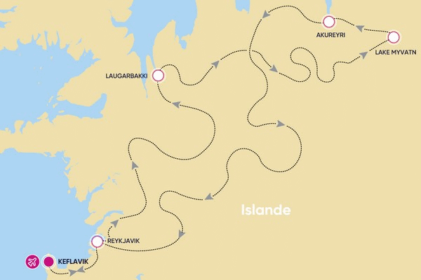 Autotour AUTOTOUR SOURCES CHAUDES ET ROUTE ARCTIQUE Islande Keflavik
