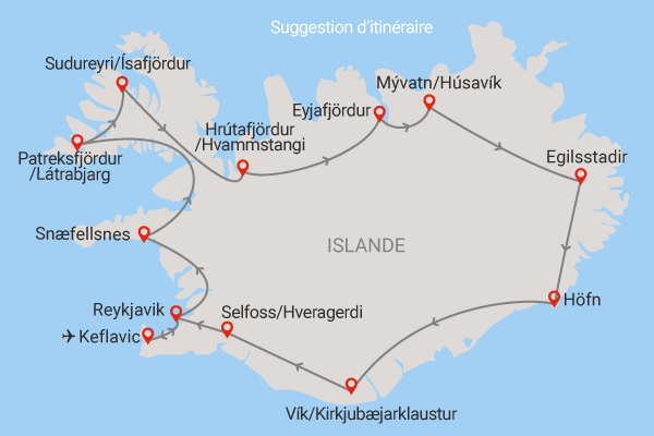 Autotour Autotour Tour complet de l'Islande Islande Keflavik