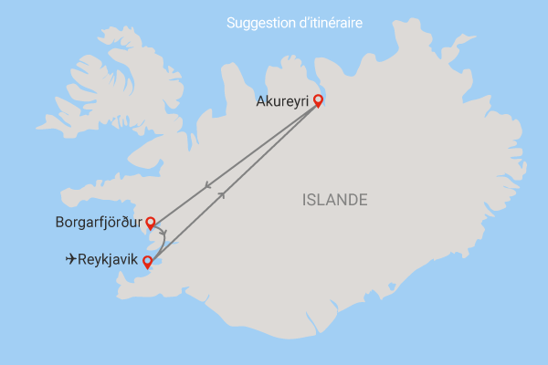 Autotour Sur les routes du nord et ouest islandais Islande Keflavik