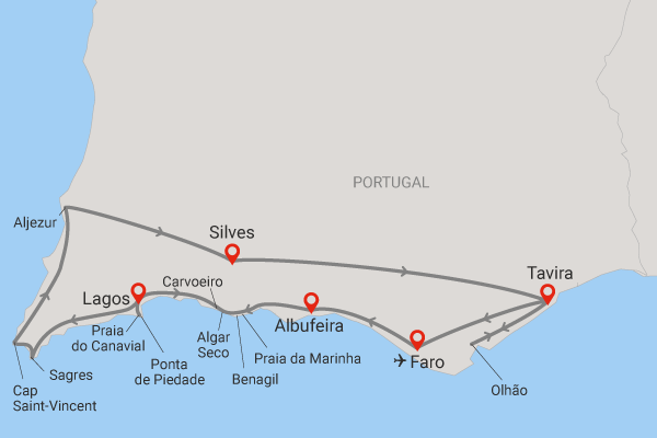 Autotour AUTOTOUR DECOUVERTE DU SUD DU PORTUGAL Portugal Faro