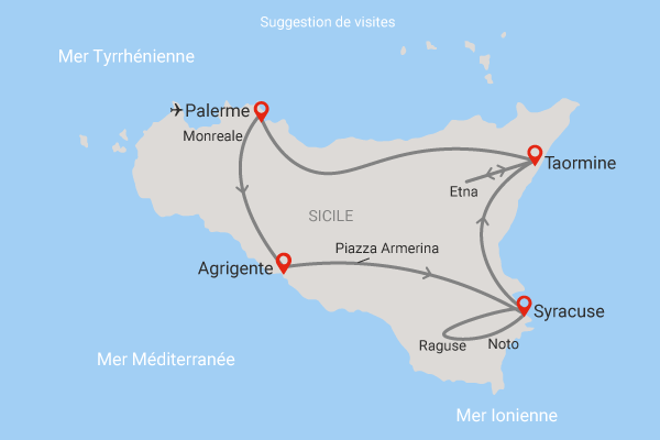 Autotour Autotour Country & Charme - logement Agritourisme  Sicile et Italie du Sud Palerme