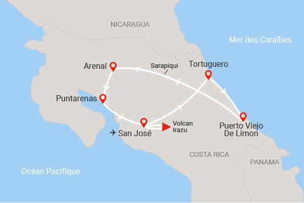 Des Trains Pas Comme Les Autres Costa Rica Circuit Des Caraïbes au Pacifique (avec 2 nuits plage) Costa Rica