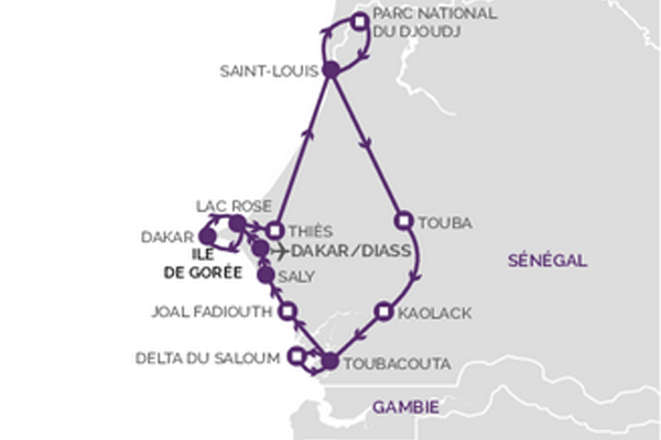 Circuit Grand Tour du Sénégal Afrique Senegal