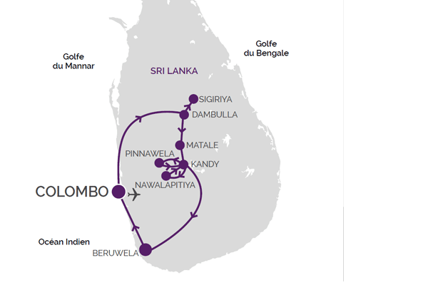 Circuit Balade cinghalaise privative Asie Sri Lanka