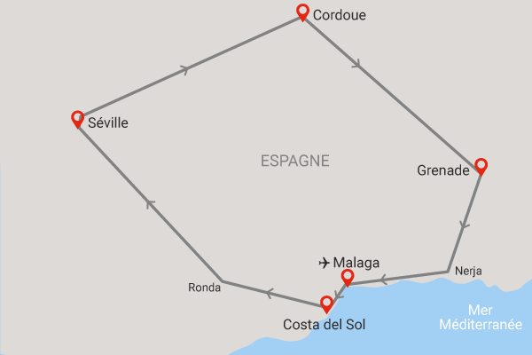 Circuit Trésors d'Andalousie 3* Andalousie Malaga