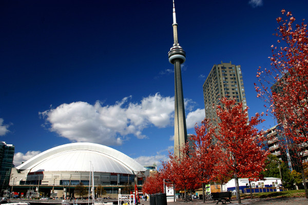 CN Tower and Roger center Toronto