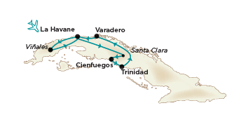 Circuit TRESORS DE CUBA Cuba La Havane
