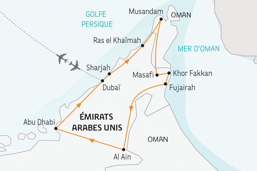 Circuit CIRCUIT DUBAÏ ET LES PERLES DES EMIRATS Dubai et les Emirats Dubai