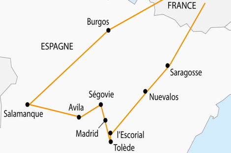 Geographie - Circuit Madrid et la Castille Madrid Espagne
