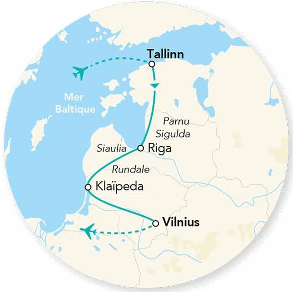 Circuit CIRCUIT MERVEILLES DES PAYS BALTES Estonie Tallinn