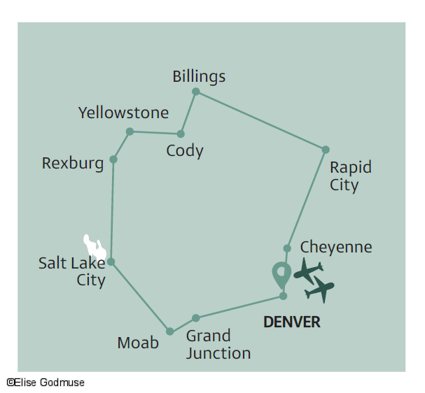 Circuit SAISISSANTES ROCHEUSES Etats-Unis Denver