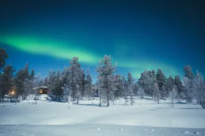 Finlande-Rovaniemi, Circuit Laponie hiver - Aurores boréales et igloo