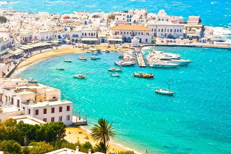Ville - Circuit Combinés dans les Cyclades Depuis Santorin - Santorin et Naxos en Hôtel 3* Santorin Grece