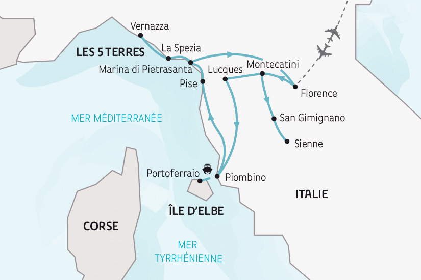 Circuit LES JOYAUX DE TOSCANE Italie Florence