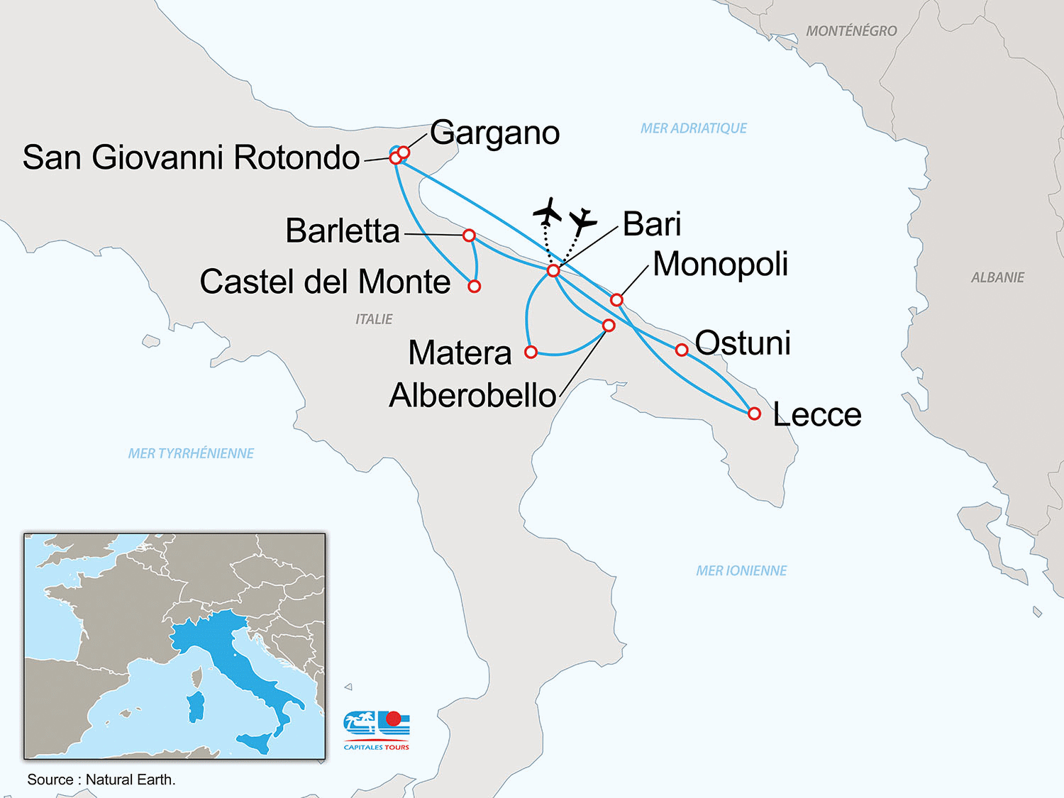 Circuit CIRCUIT VILLES MYTHIQUES Italie Rome