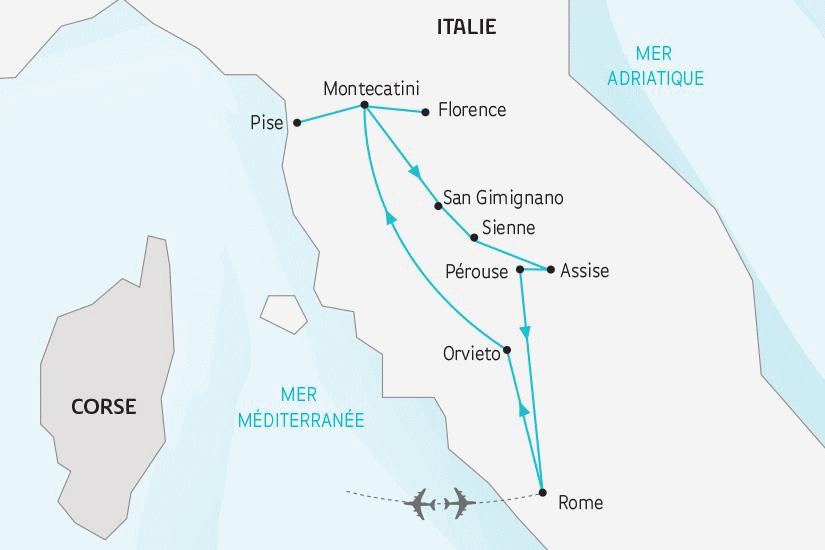 Circuit CIRCUIT ROME ET LA TOSCANE Italie Rome