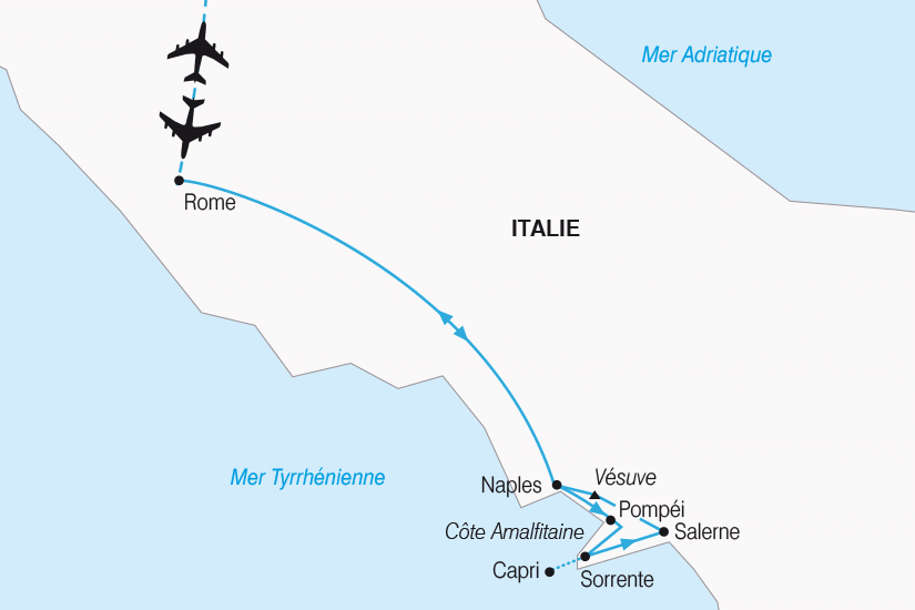 Circuit ROME ET LA MERVEILLEUSE BAIE DE NAPLES Italie Rome