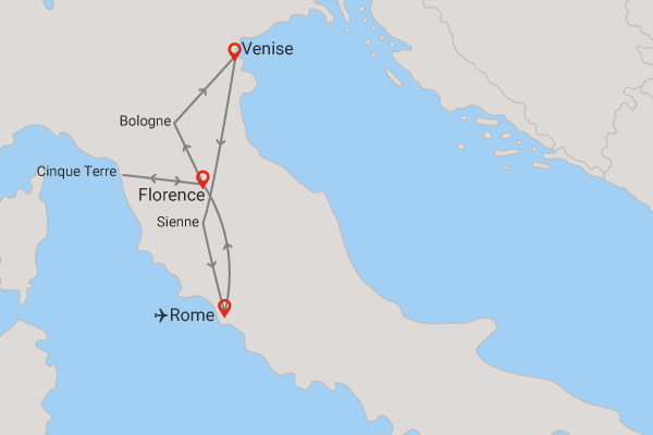 Circuit Grand voyage en Italie 4/5* Italie Rome