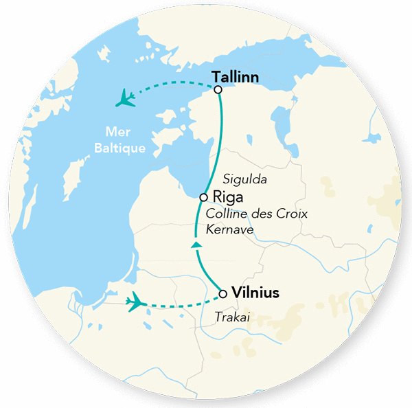 Circuit SPLENDEURS DES PAYS BALTES Lituanie Vilnius