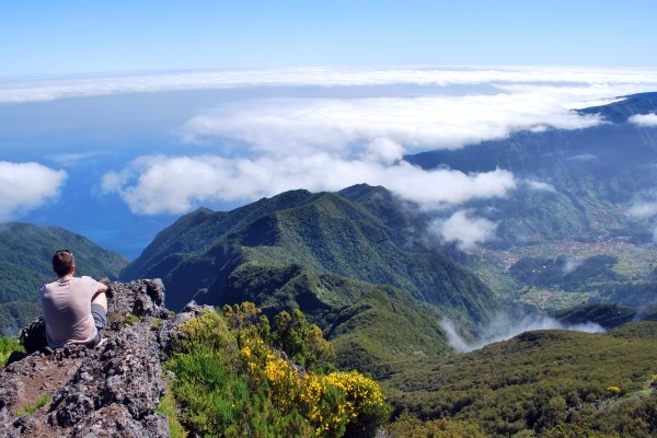 Vue sur les montagnes