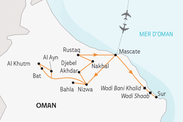 Circuit LE SULTANAT D'OMAN, L'ARABIE HEUREUSE Oman Mascate