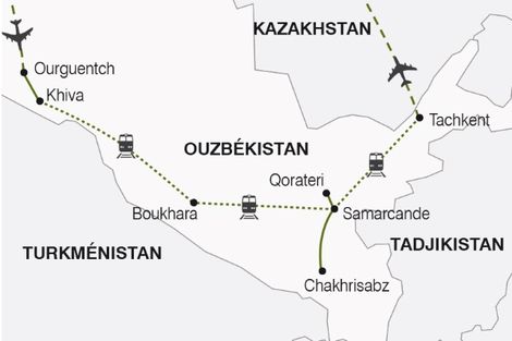 (fictif) - Circuit La Route de la Soie d'Ourguentch à Tachkent Ourguentch Ouzbekistan