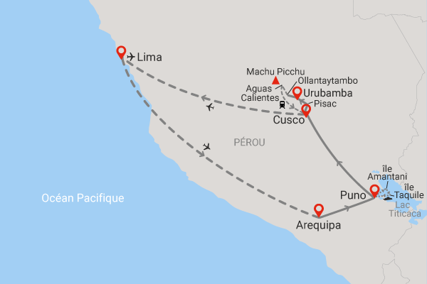 Circuit Terre Inca en privatif 3* Perou Lima