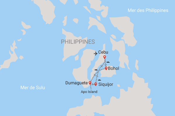 Circuit Fascinantes îles des Philippines en liberté 3* Philippines Cebu