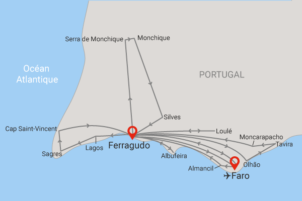 Circuit Charmes de l'authentique Algarve 4* Portugal Faro