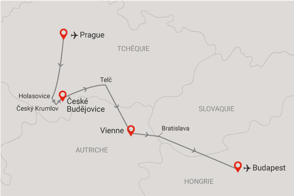 Circuit Beautés de l'Europe Centrale Republique Tcheque Prague