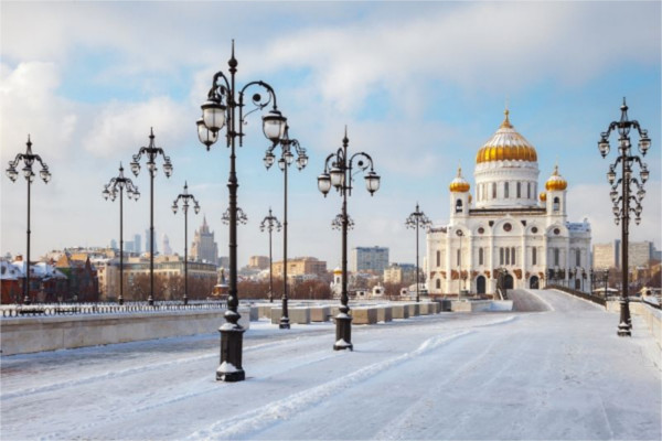 Moscou sous la neige