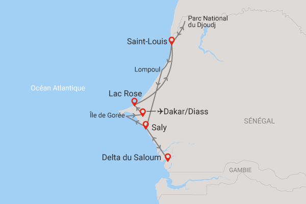 Circuit Mythes & Charmes du Sénégal 3* Senegal Dakar