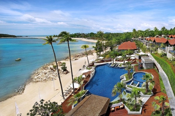 vue d'ensemble - Trésors du Siam et Farniente à Koh Samui au Nora Buri Beach