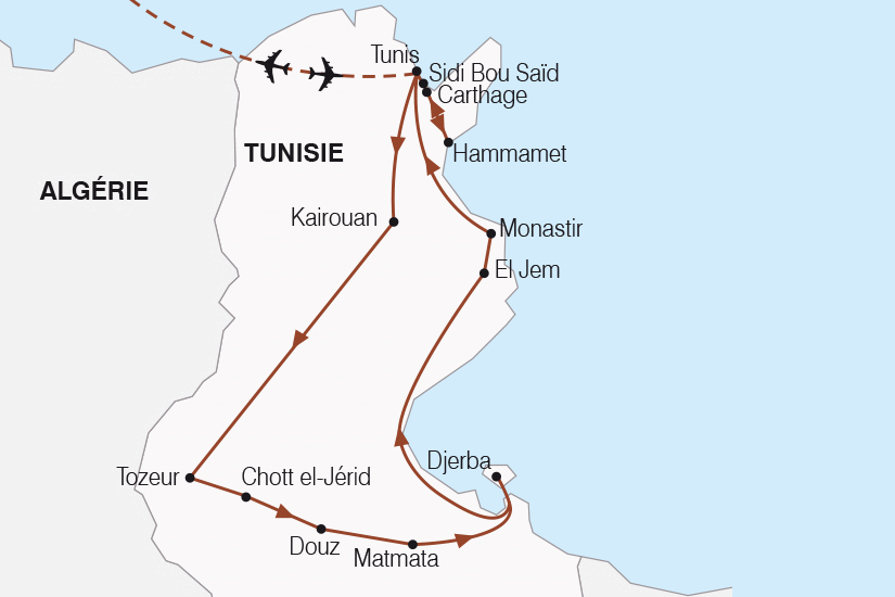Circuit BALADE TUNISIENNE Tunisie Tunis