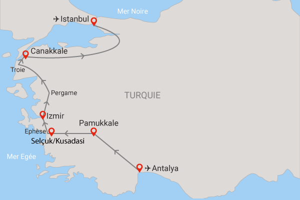 Circuit Richesses de l'Ouest de la Turquie 4* Turquie Antalya