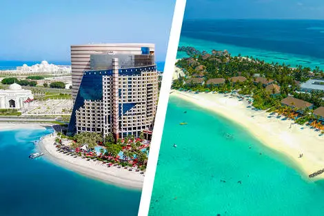 Abu Dhabi : Combiné hôtels Abu Dhabi, hôtel Khalidiya Palace Rayhaan by Rotana 5* et séjour Maldives Framissima Saii Lagoon