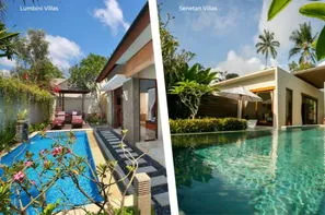 Bali-Denpasar, Combiné hôtels Duo Payangan & Jimbaran en villas avec piscine privée (Senetan Villas & Spa Resort + Lumbini Luxury Villas and Spa) 5*