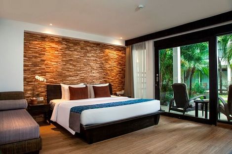 Chambre - - Baln\u00E9aire \u00E0 l'h\u00F4tel Away Bali Legian Camakila 4* + Sthala, a Tribute Portfolio Hotel 5* \u00E0 Ubud