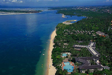 Vue panoramique - Combiné hôtels - Balnéaire au Prama Sanur Beach 4* sup + Kamandalu Ubud 5* Denpasar Bali