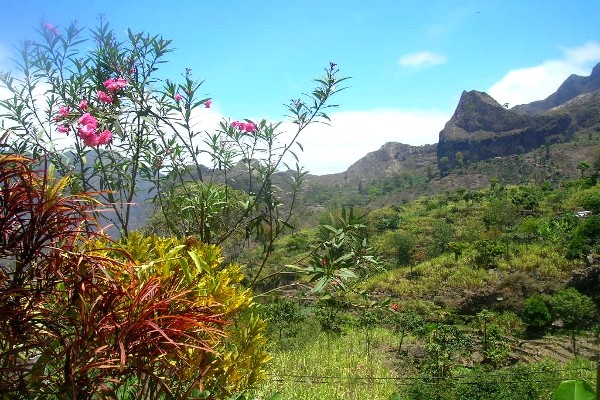 Paysage de l'ïle de Santa Antao