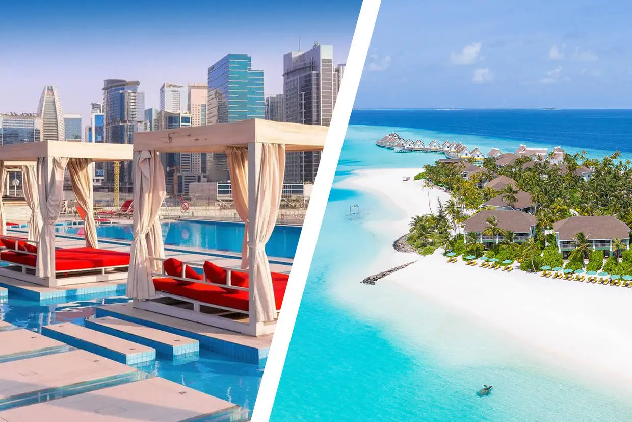 Dubai et les Emirats : Séjour 2 en 1 : Dubaï et Maldives, Canal Central Business Bay 5* et Framissima Saii Lagoon