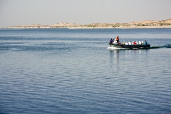 Barque sur le lac Nasser