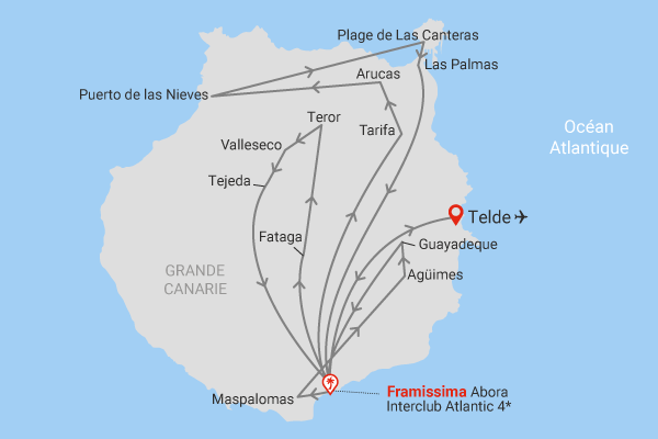 Combiné Charmes et nature de Grande Canarie + Extension Framissima Abora Interclub Atlantic 4* Grande Canarie Las Palmas