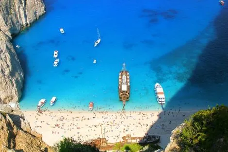 Plage - Combiné hôtels Découverte des Cyclades 8 jours Santorin Grece