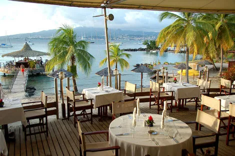 Restaurant - Combiné hôtels 2 îles - Guadeloupe et Martinique : Auberge de la Vieille Tour et Bakoua 4* Pointe A Pitre Guadeloupe