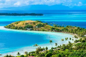 Polynesie Francaise-Papeete, Combiné hôtels 3 îles : Tahiti, Moorea et Bora Bora 4* sup