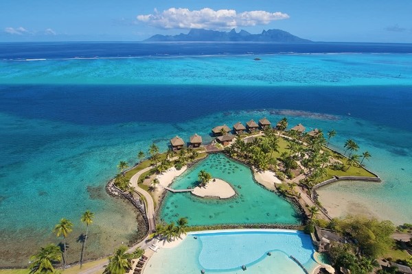 Vue panoramique - Combiné hôtels 3 Îles Maitai : Tahiti, Moorea et Bora Bora Papeete Polynesie Francaise