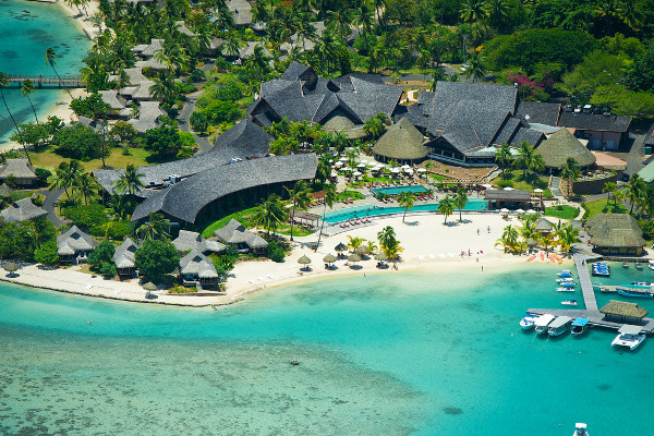 Vue panoramique - Combiné hôtels Trois îles Intercontinental / Maitai: Tahiti, Mooréa et Bora Bora Papeete Polynesie Francaise
