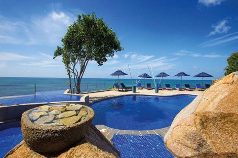 Piscine - Combiné hôtels 2 Iles - Mahé et Praslin : Cerf Island Resort + Coco De Mer & Black Parrot Suites 4* Mahe Seychelles