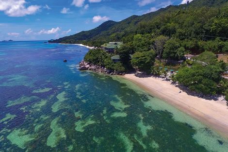 Plage - Combiné hôtels 2 Iles - Mahé et Praslin : Cerf Island Resort + Coco De Mer & Black Parrot Suites 4* Mahe Seychelles